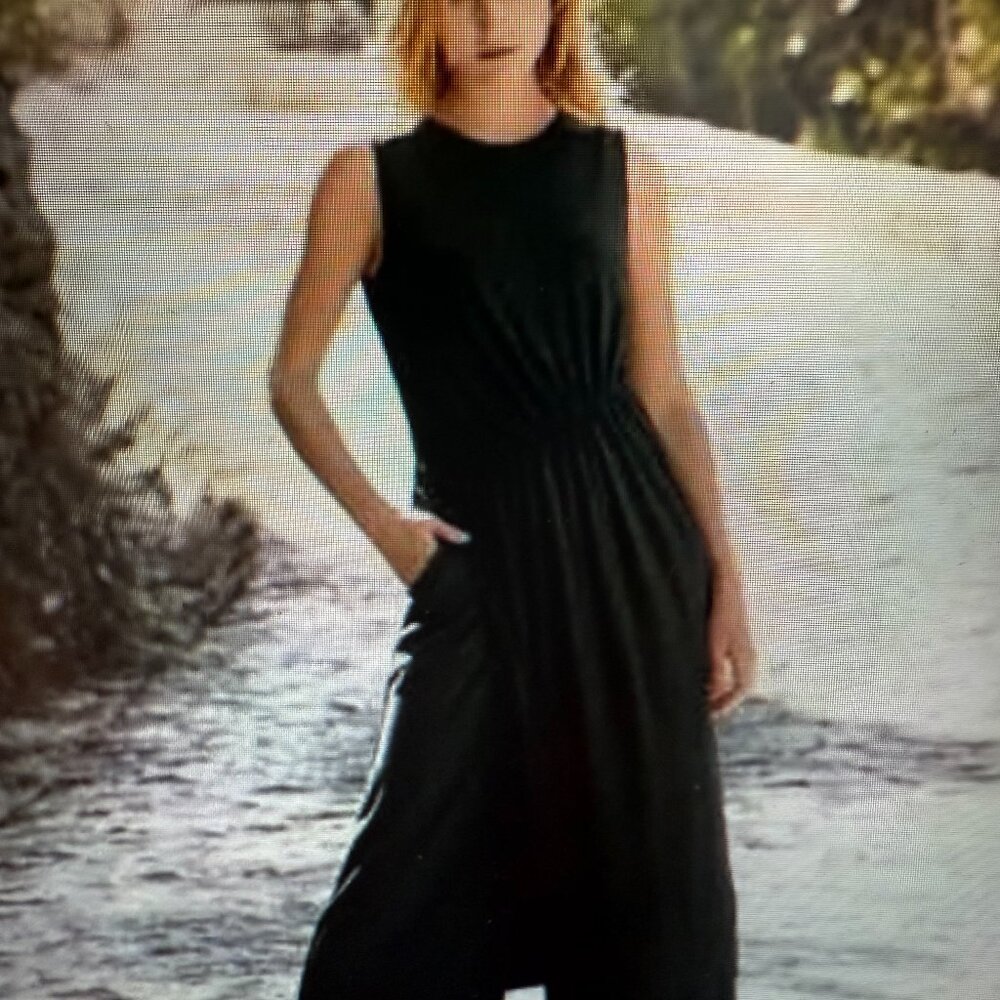 Peruvian Connection Twyla Long Line Jersey Top Lagenlook